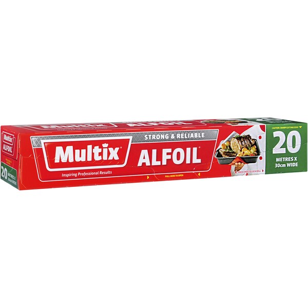 Multix Aluminium Foil Wide 30cmx20m