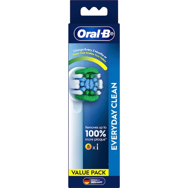 Oral-B Everyday Clean Electric Toothbrush Replacement Heads 8 pack