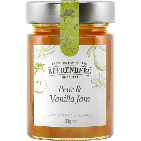 Beerenberg Pear & Vanilla Jam 190g