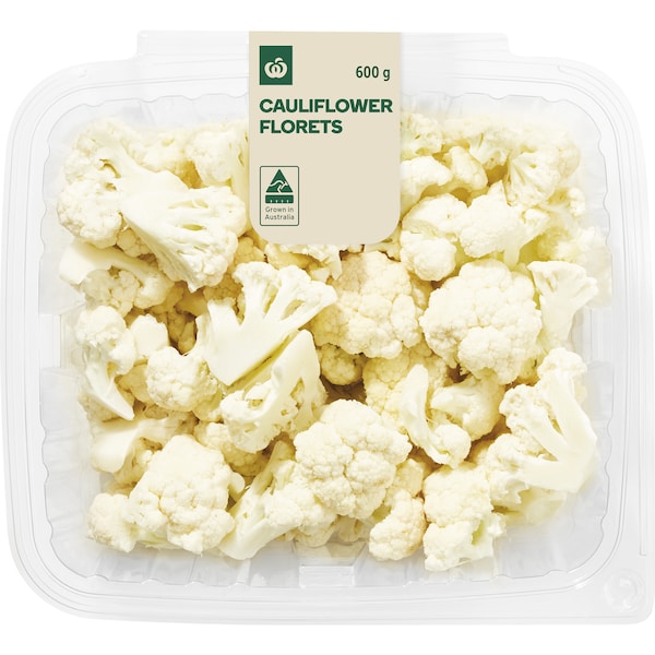 Woolworths Cauliflower Florets 600g