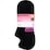 Underworks Ladies Sport No Show Socks Size 5-8 Black 4 pack