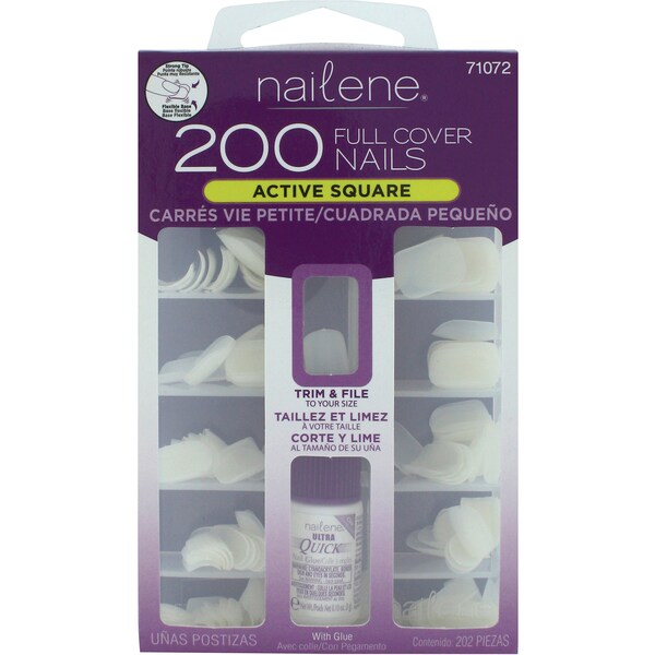 Nailene Full Nail Cover Square 200 pack