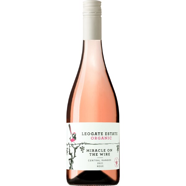 Leogate Estate Miracle The Wire Organic Rosé Bottle 750mL