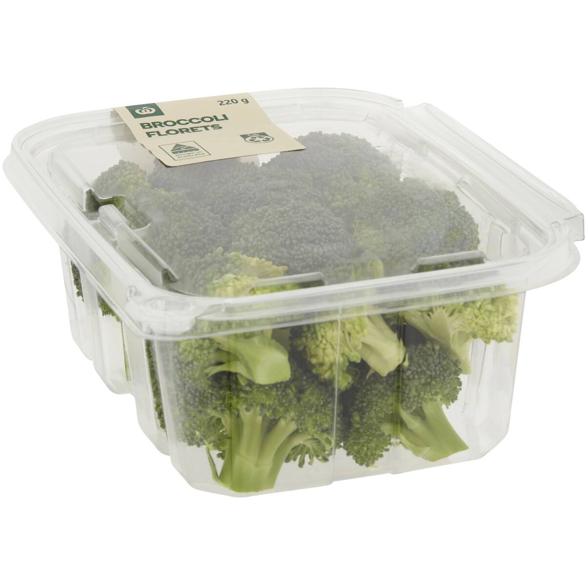 Woolworths Broccoli Florets 220g bunch