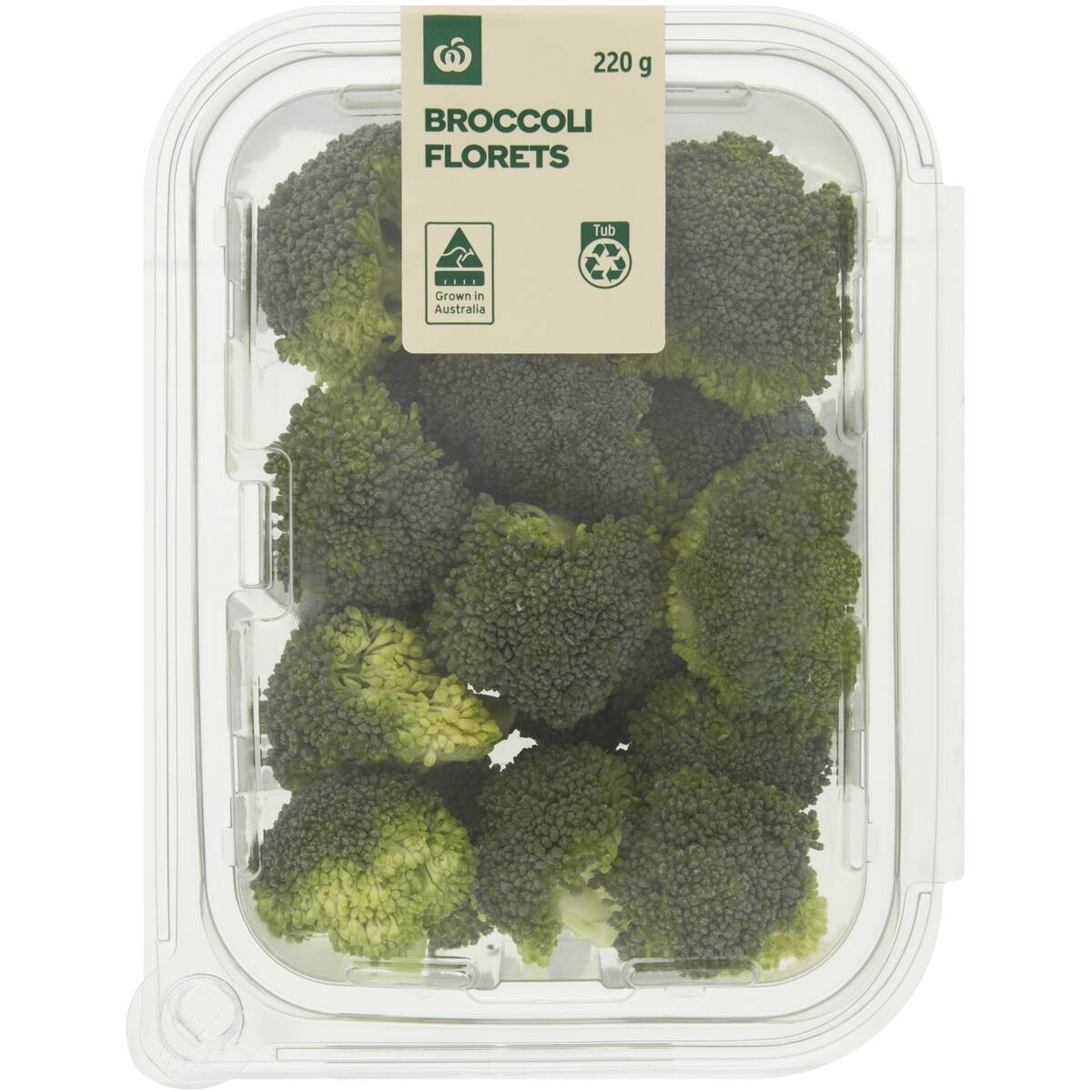 Woolworths Broccoli Florets 220g bunch