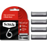 Schick 6 High Performance Razor Blades