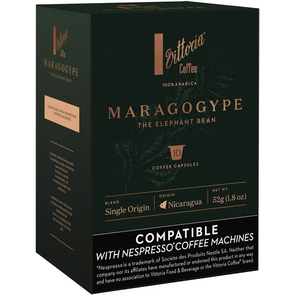 Vittoria Maragogype Coffee Capsules 10 Pack