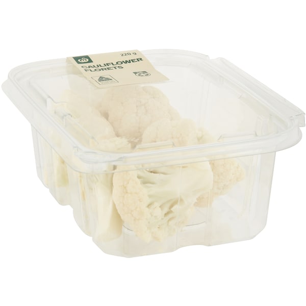 Woolworths Cauliflower Florets 220g
