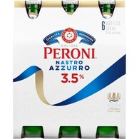 Peroni Nastro Azzurro 3.5% Bottles