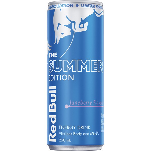 Red Bull Energy Drink Juneberry Flavour Can 250mL