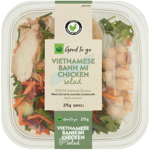 Woolworths Good To Go Banh Mi Chicken Salad 275g