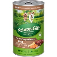 Nature's Gift Adult Wet Dog Food Loaf With Kangaroo & Vegetable