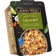 John West Salmon Bowl With Coconut Chilli Lime & Thai Rice