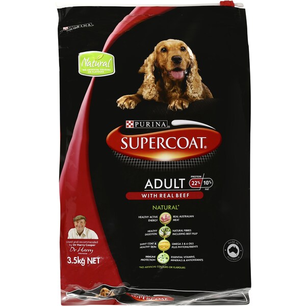 Supercoat Supercoat Adult Dog Food Beef 3.5kg