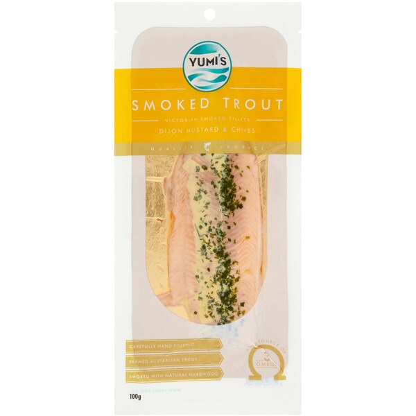 Yumi's Ocean Trout Fillet w Dijon Mustard & Chive 100g