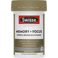 Swisse Ultiboost Memory + Focus Tablets