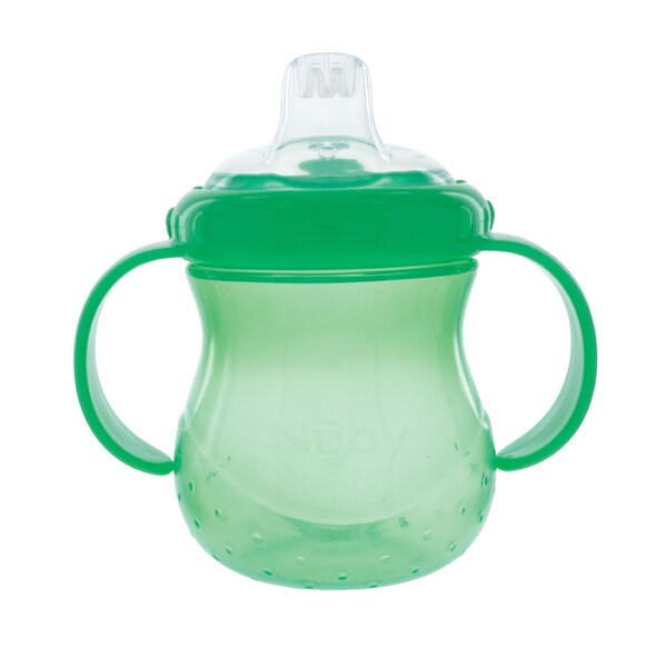 Nuby No Spill Twin Handle Cup Assorted 295mL each