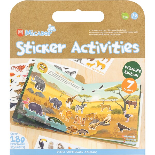 Micador Jr. Sticker Activities Book each