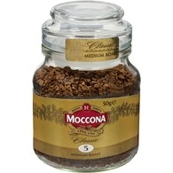 Moccona Freeze Dried Instant Coffee Classic Medium Roast