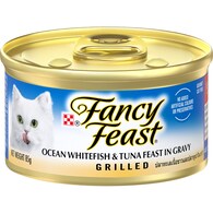 Fancy Feast Classic Ocean Whitefish Tuna Gravy Grilled Wet Cat Food