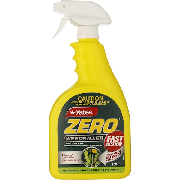 Yates Zero Rapid Garden Weed Killer 750ml