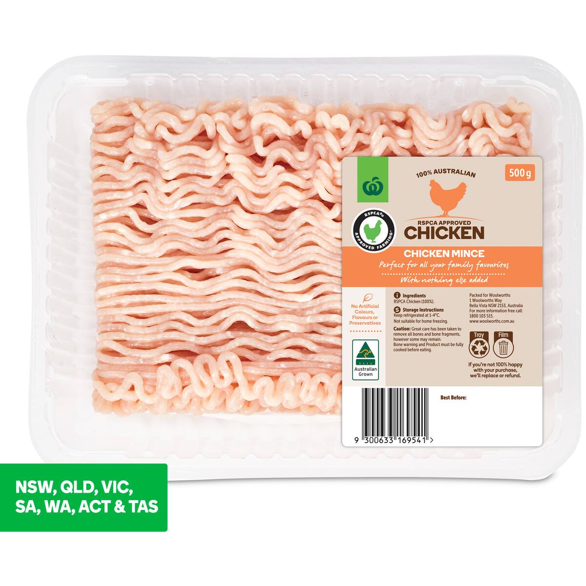 Woolworths Chicken Mince 500g | bunch