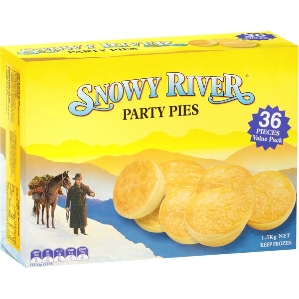 Snowy River Party Pies 36 Pack