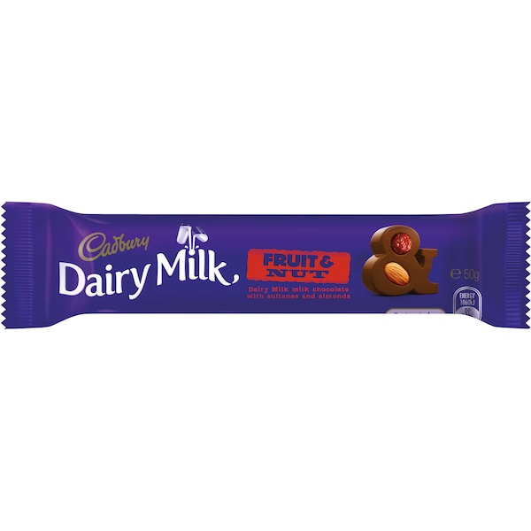Cadbury Dairy Milk Chocolate Fruit & Nut 50g
