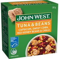 John West Tuna & Beans Capsicum Corn Red Kidney Beans & Chilli