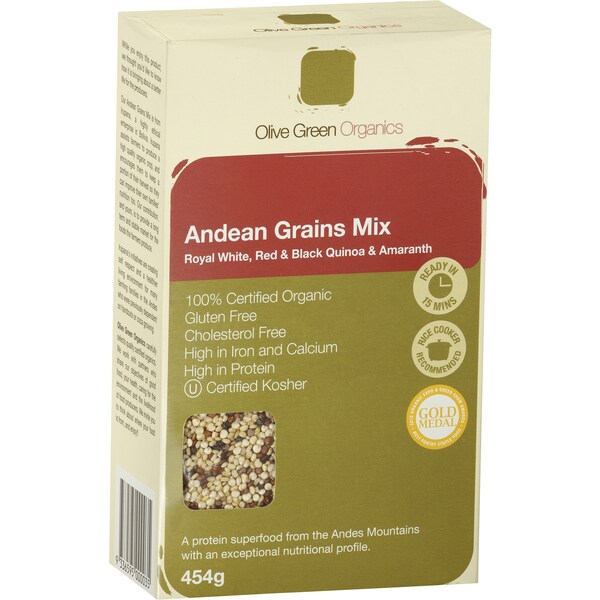 Olive Green Organics Andean Grains Mix  454g