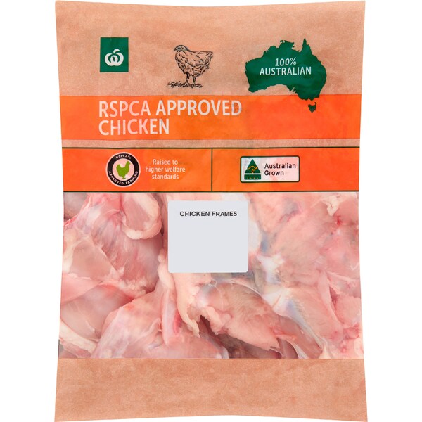 Woolworths RSPCA Approved Chicken Frames 1kg