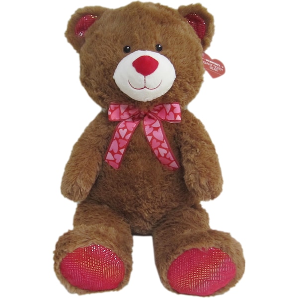Valentine's Day Giant Teddy Bear Brown Each