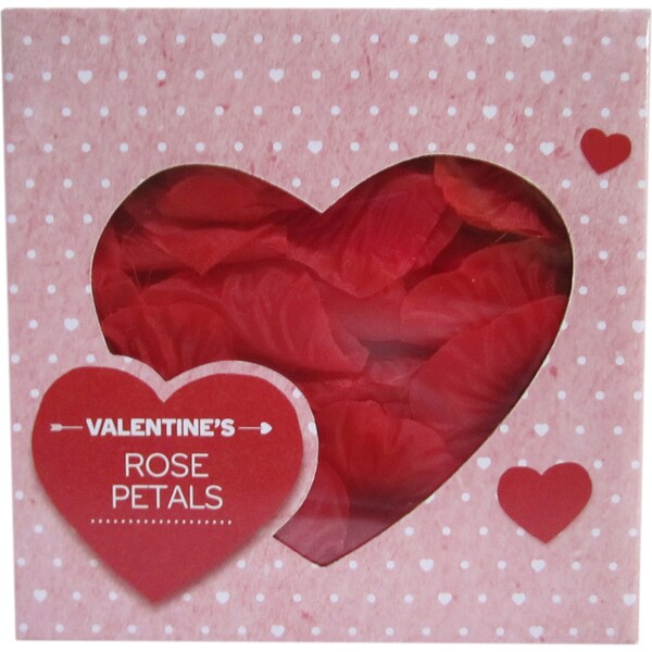 Valentine's Day Rose Petals Red Each