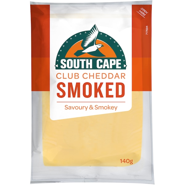 South Cape Smoked Club Cheddar Vintage Cheese 140g