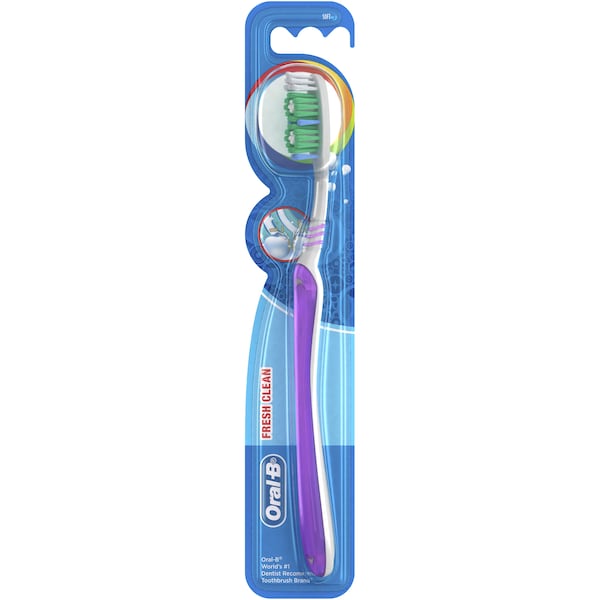 Oral-B ALL ROUNDER MANUAL TOOTHBRUSH FRESH CLEAN SOFT each