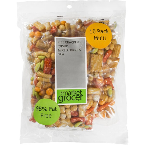 The Market Grocer Oishi Multi Pack Rice Crackers 300g