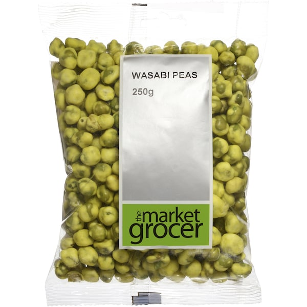 The Market Grocer Hot Wasabi Peas 250g