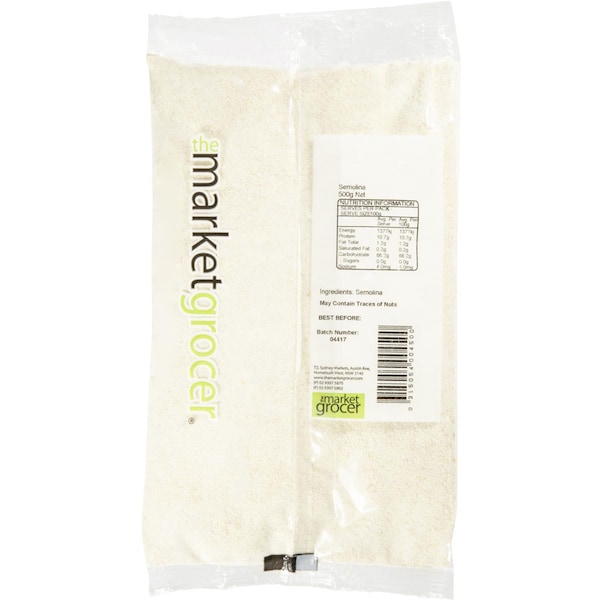 The Market Grocer Semolina  500g