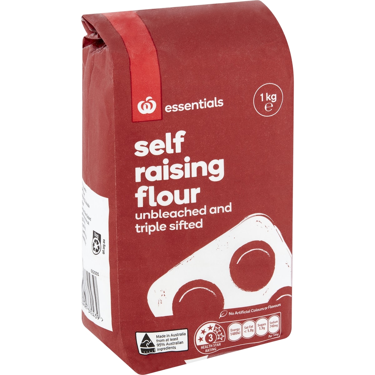 Essentials Self Raising Flour 1kg bunch
