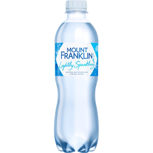 Mount Franklin Lightly Sparkling Water 450ml