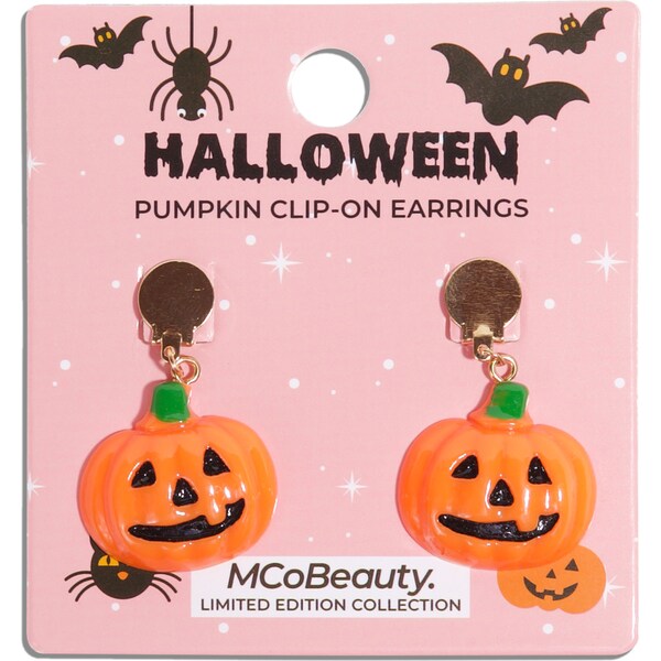 MCoBeauty Halloween Clip On Earrings Pumpkin Each