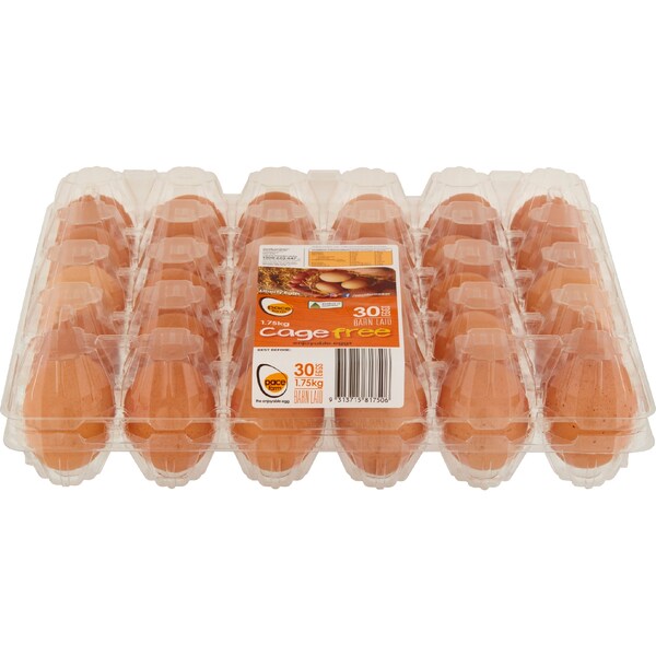 Liberty Barn 30 Cage Free Eggs 1.75kg