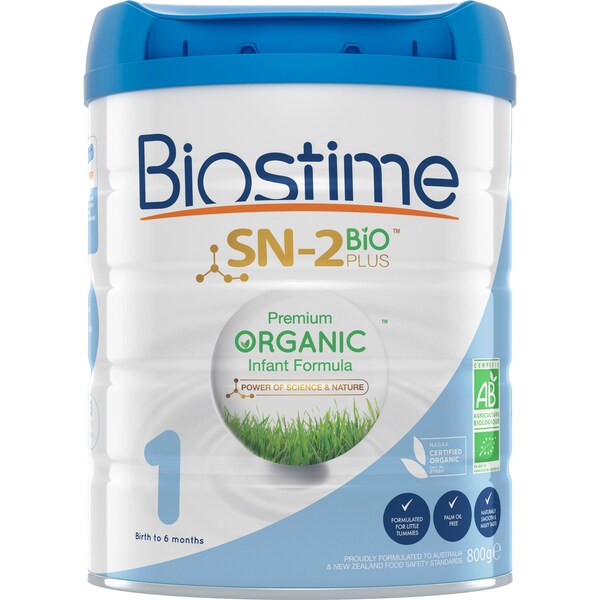 Biostime Sn-2 Bio Plus Premium Organic Infant Formula Stage 1 800g