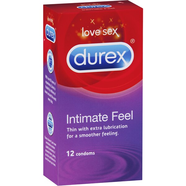Durex Condoms Intimate Feel 12pk