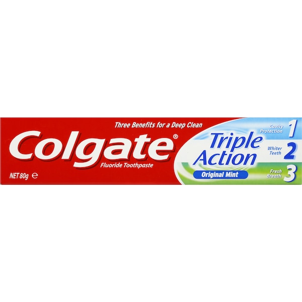 Colgate Toothpaste Triple Action 80g