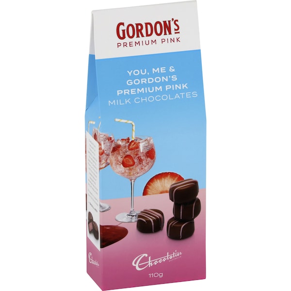 Gordon's Gordon's Pink Gin Milk Chocolates 110g