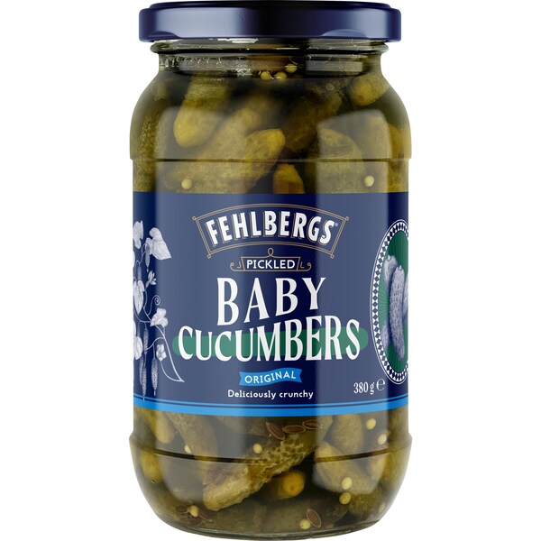 Fehlbergs Pickled Baby Cucumbers 380g