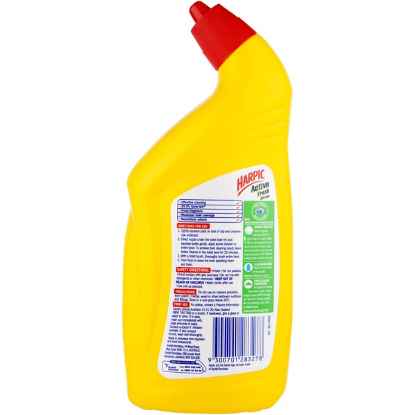 Harpic Active Toilet Cleaner Liquid Citrus 700ml