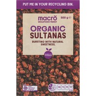 Macro Organic Sultanas