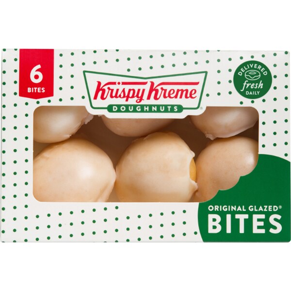 Krispy Kreme Original Glazed Bites 6 pack